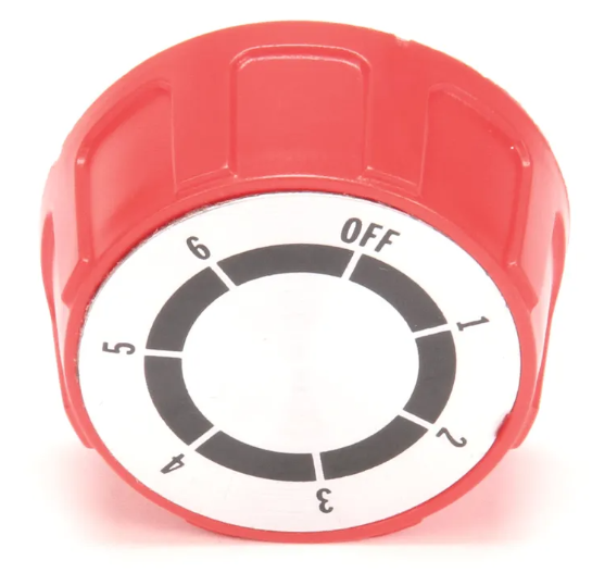 KNOB ASSY 6HEAT EGOTK RED