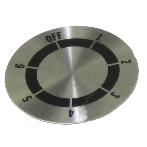 DIAL PLT 6-HEAT SWITCH